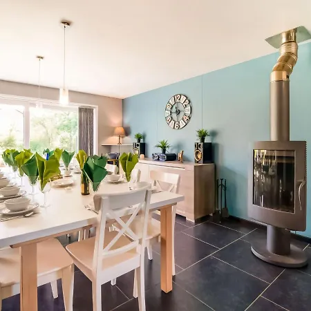 House With Sauna In Quiet Area Near Durbuy, Beautiful Terrace Nyaraló Durbuy